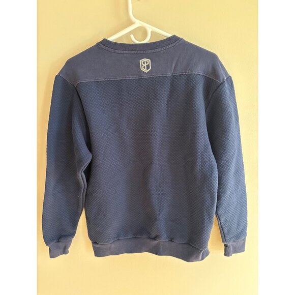 Born Primitive Quilted Crewneck Sweatshirt in Navy Blue Women’s Small - Picture 4 of 8